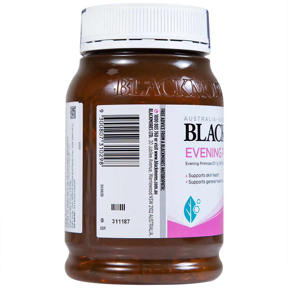 Viên hỗ trợ làn da khỏe mạnh Blackmores Evening Primrose Oil (190 viên)