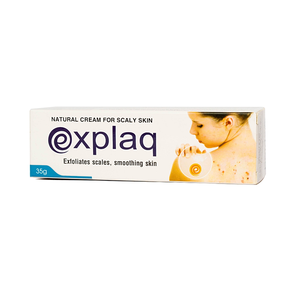 Kem dược liệu Explaq Spaphar tẩy sạch vảy, làm thơm, dưỡng da và duy trì độ ẩm cho da (35g)