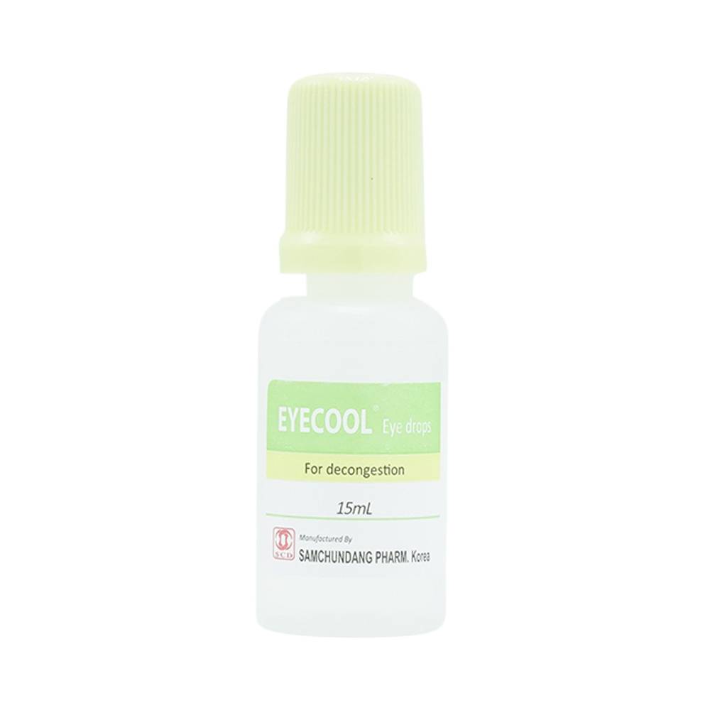 Thuốc nhỏ mắt Eyecool điều trị đỏ mắt, sung huyết kết mạc (15ml)