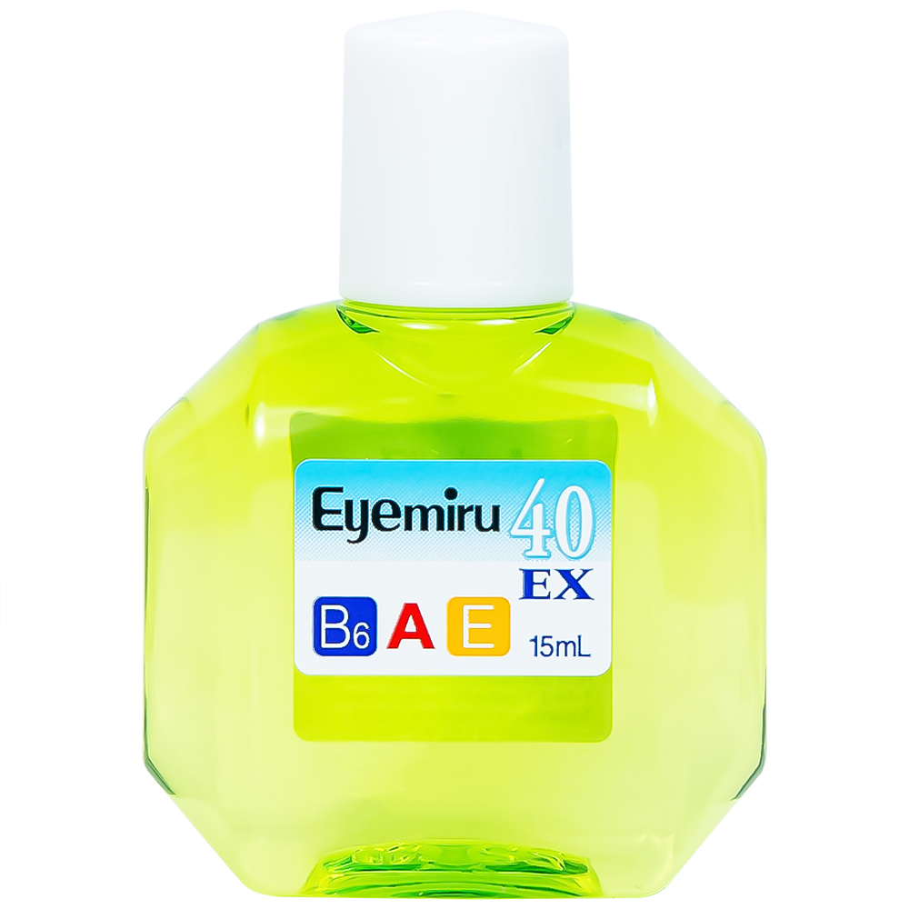 Thuốc nhỏ mắt Eyemiru 40 EX điều trị căng mắt, xung huyết kết mạc (15ml)