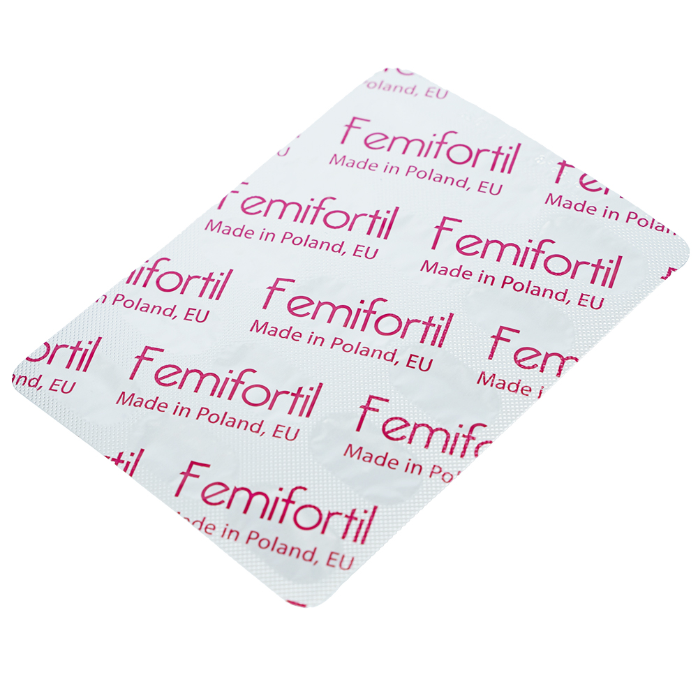 Viên bổ sung vitamin, khoáng chất cho phụ nữ mang thai Femifortil (4 vỉ x 15 viên)