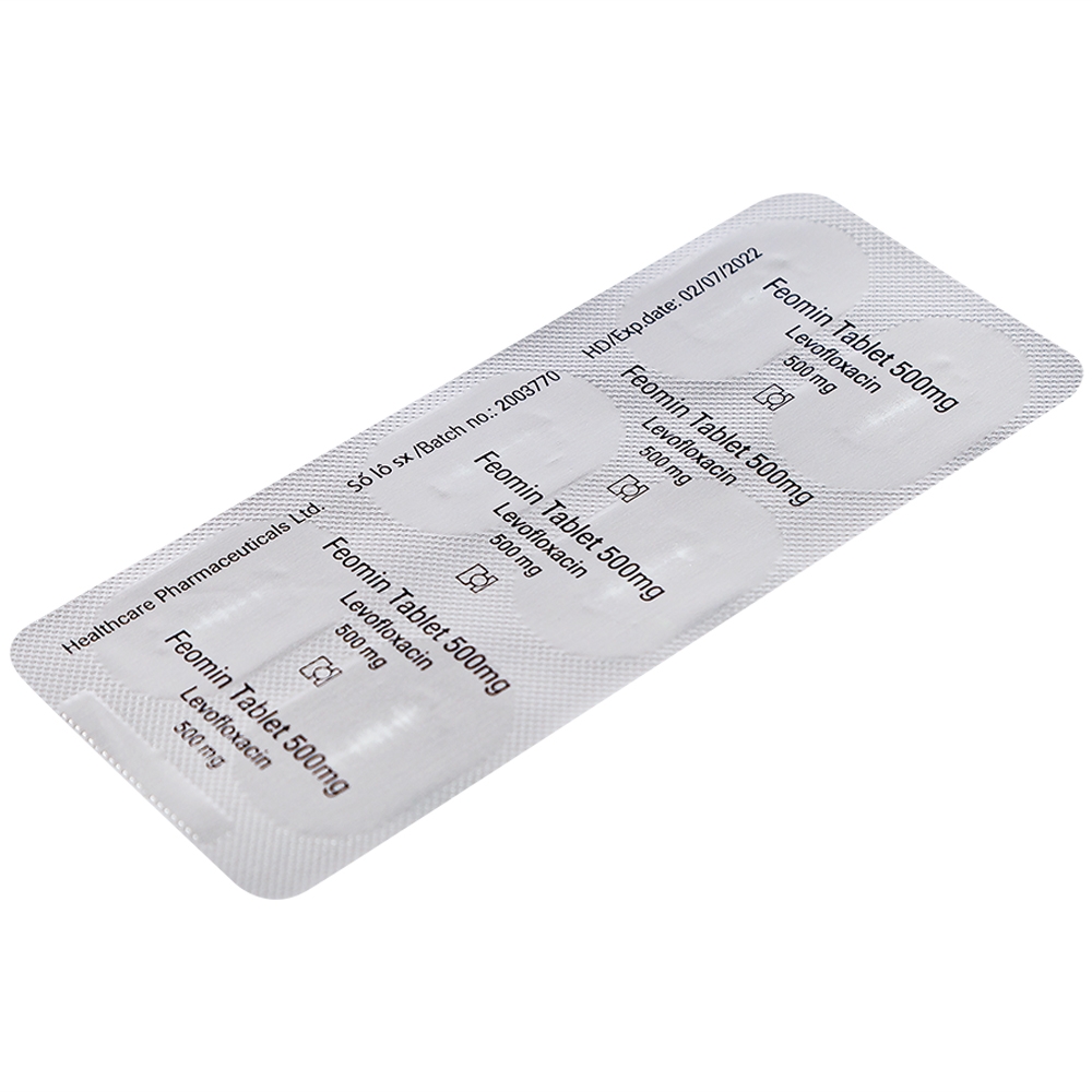 Thuốc Feomin 500mg General Pharm điều trị nhiễm khuẩn (6 vỉ x 4 viên)