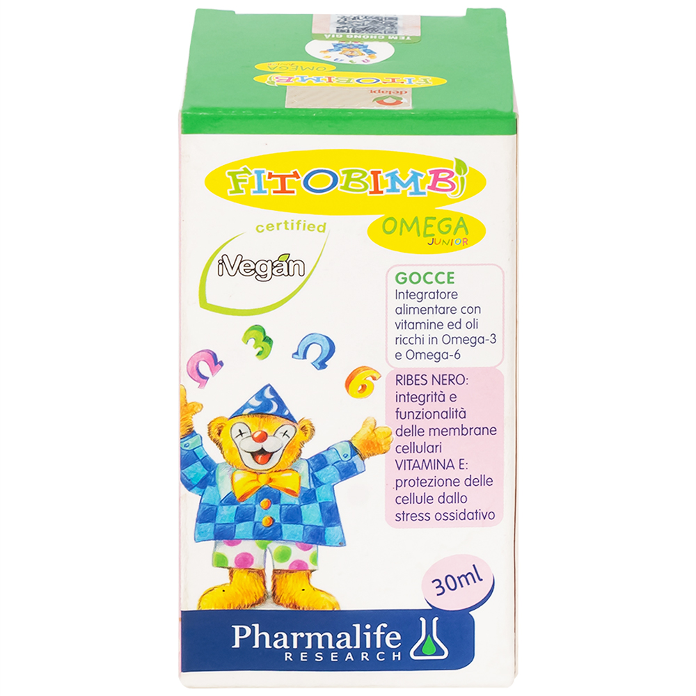Siro hỗ trợ phát triển não của trẻ Fitobimbi Omega Junior (30ml)