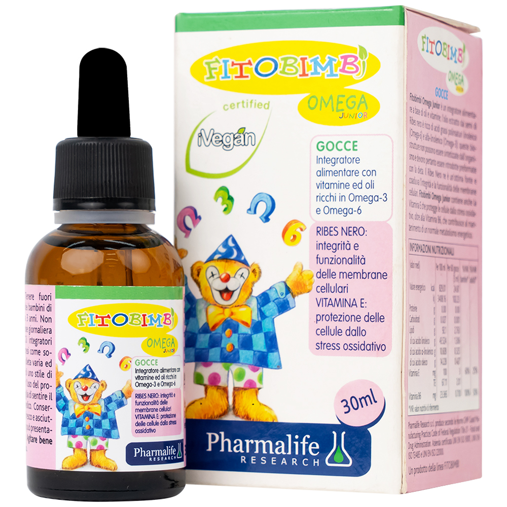 Siro hỗ trợ phát triển não của trẻ Fitobimbi Omega Junior (30ml)