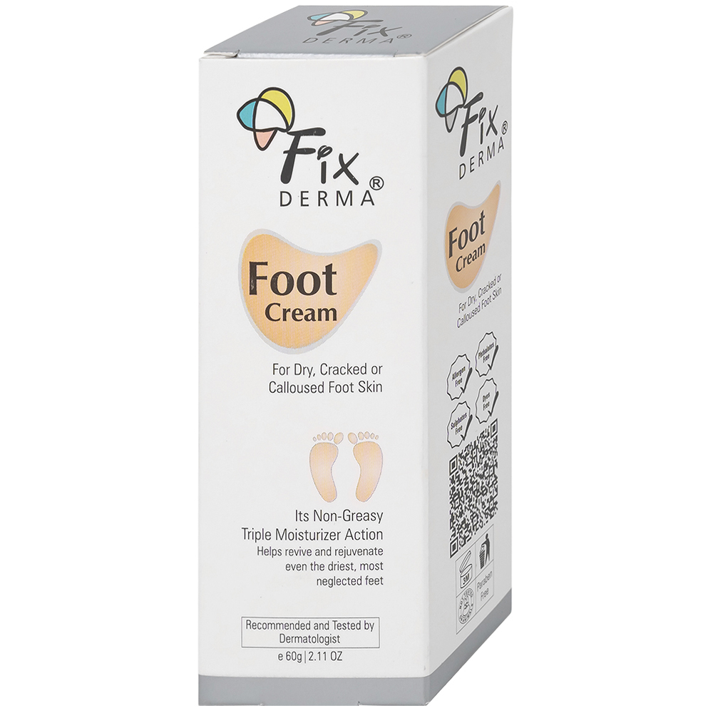 Kem bôi làm mềm gót chân Fixderma Foot Cream 60g