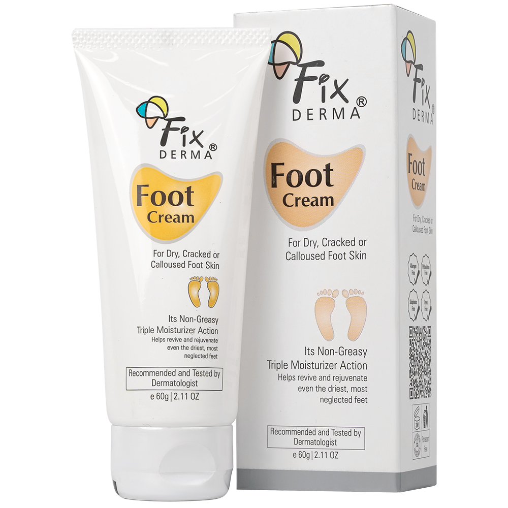 Kem bôi làm mềm gót chân Fixderma Foot Cream 60g