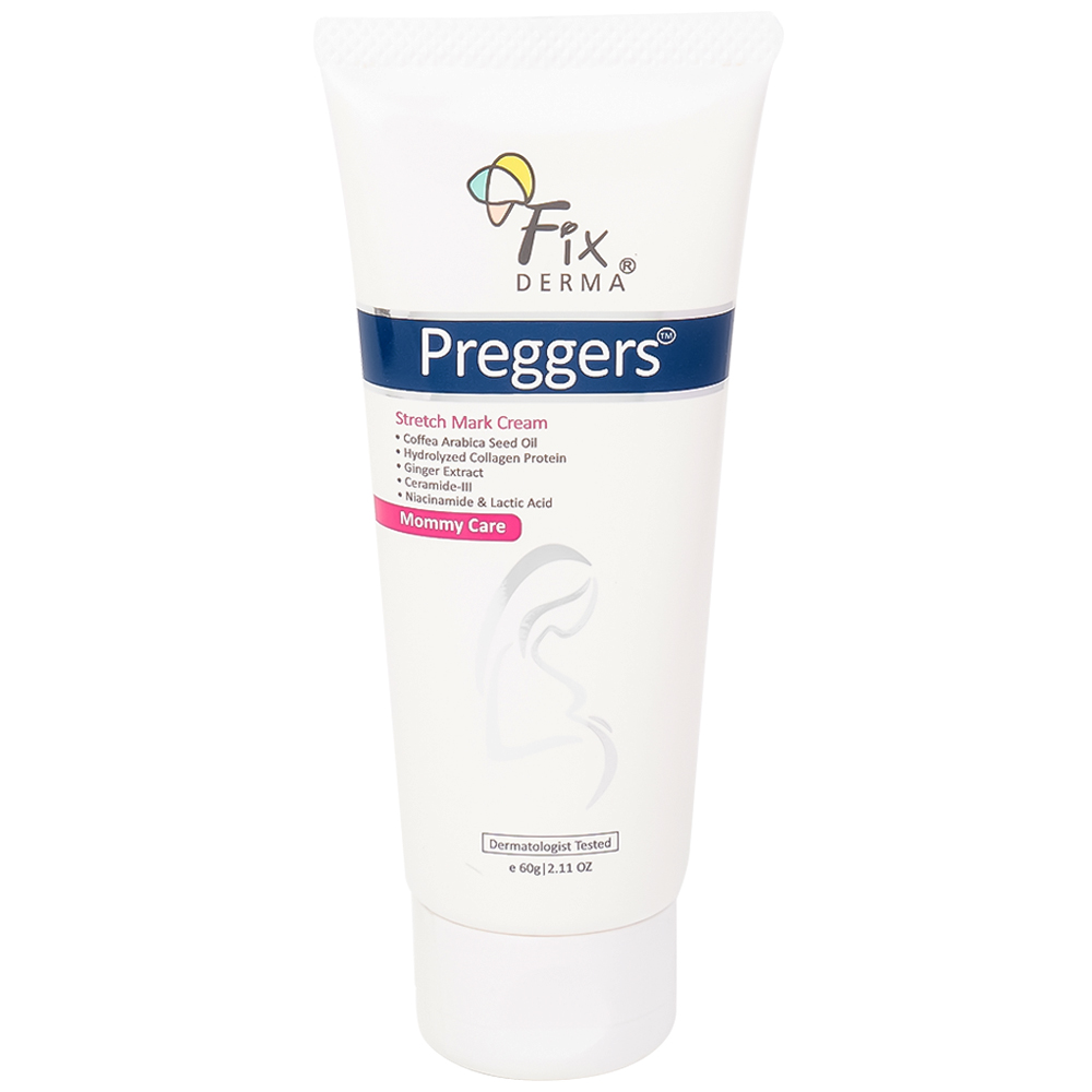 Kem bôi ngừa rạn da bà bầu Fixderma Preggers Stretch Mark cream 60g