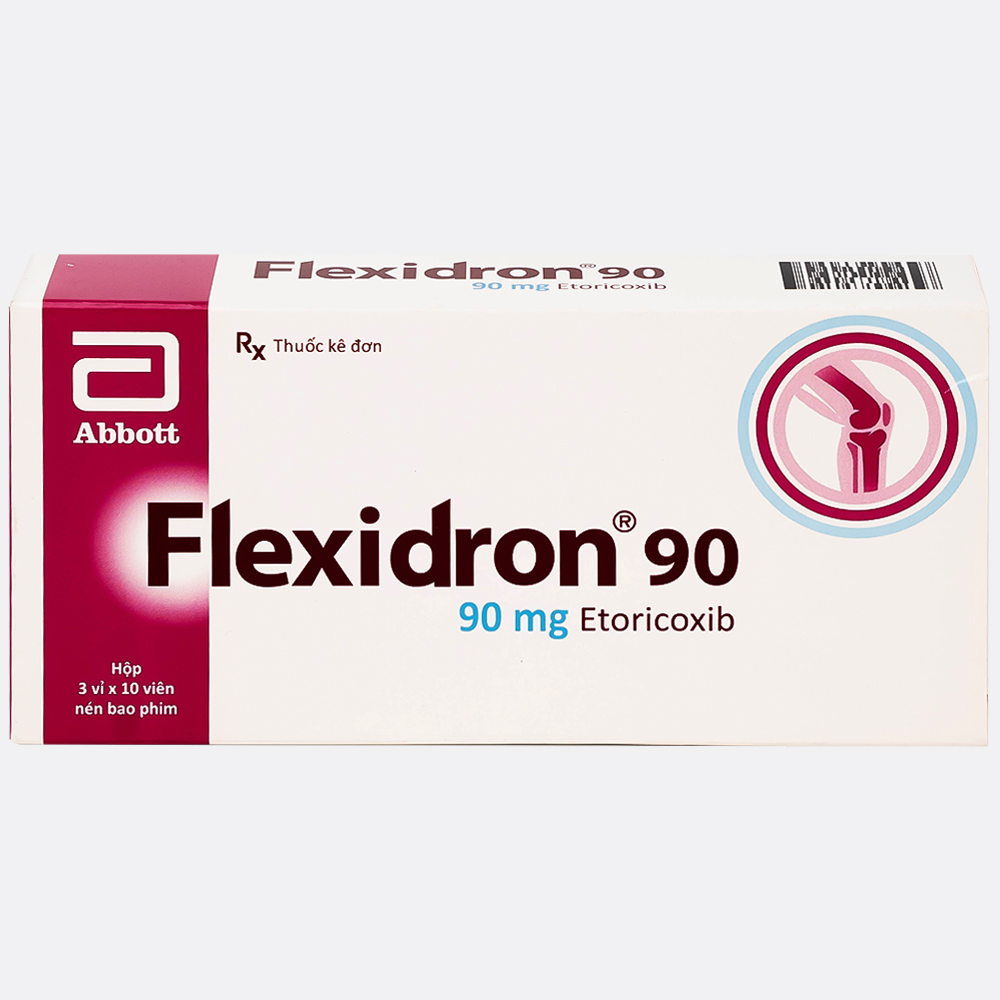 Thuốc Flexidron 90 Abbott giảm triệu chứng của viêm xương khớp, viêm khớp dạng thấp (3 vỉ x 10 viên)