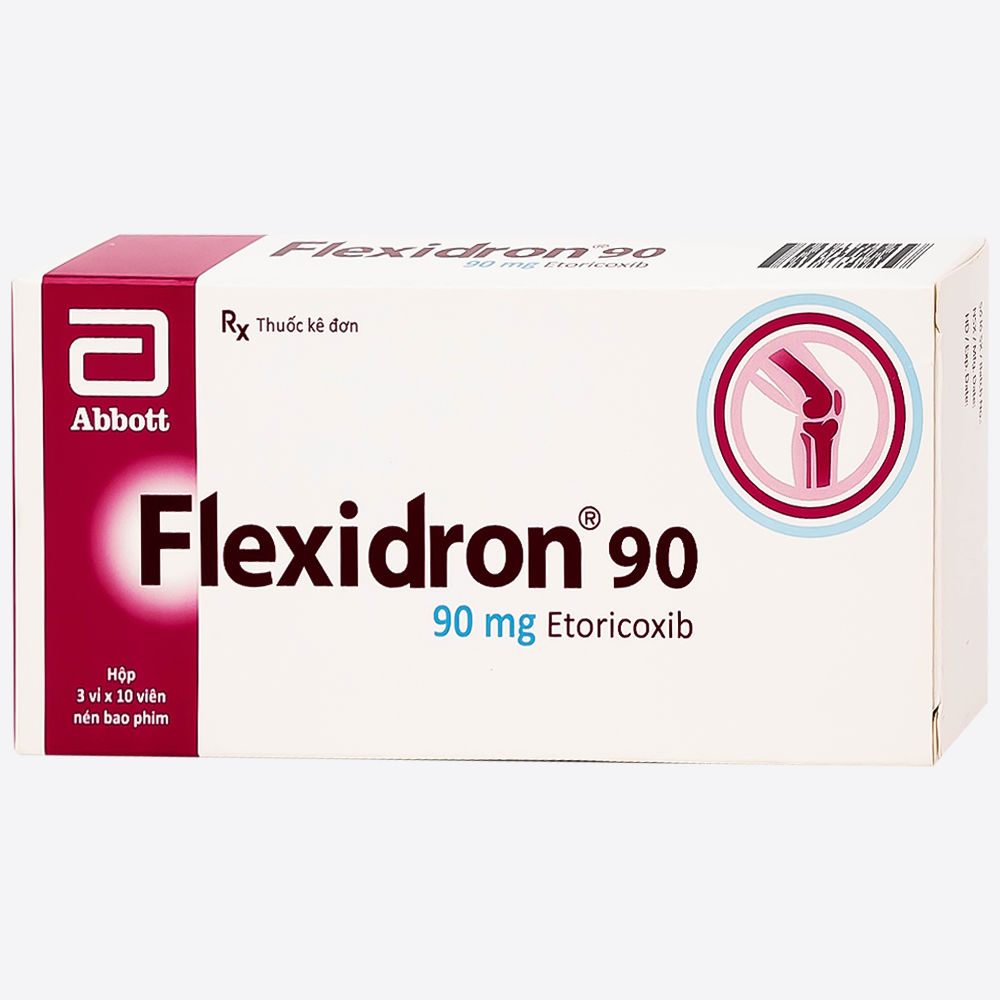 Thuốc Flexidron 90 Abbott giảm triệu chứng của viêm xương khớp, viêm khớp dạng thấp (3 vỉ x 10 viên)