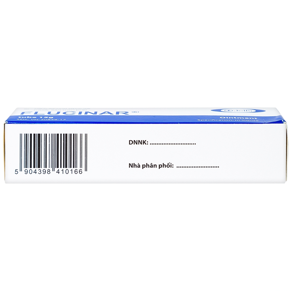Thuốc mỡ Flucinar Jelfa điều trị viêm da (15g)