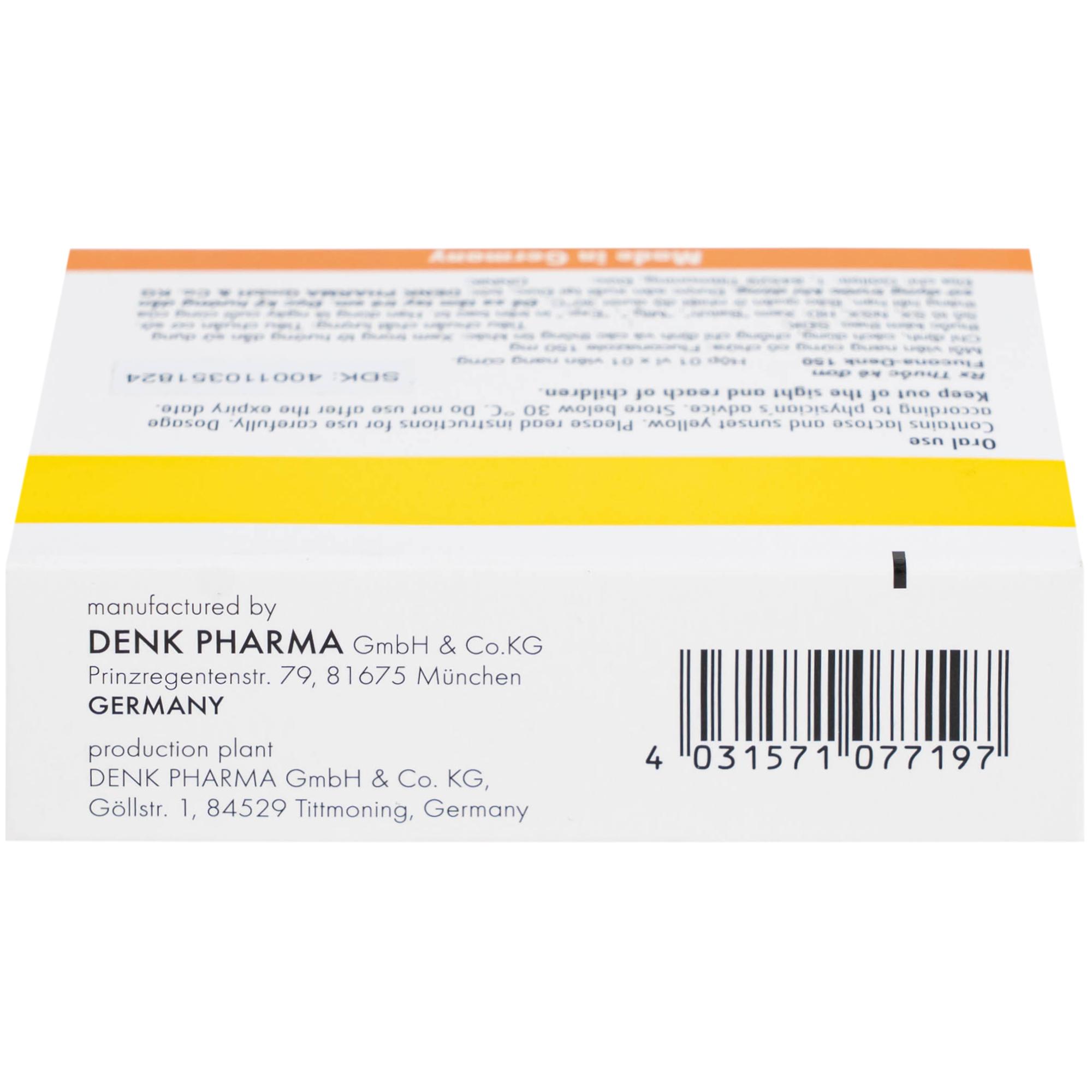 Thuốc Flucona-Denk 150mg điều trị nhiễm nấm candida ở người lớn (1 viên)