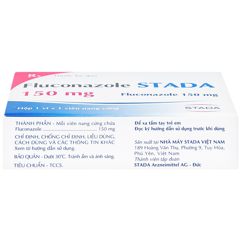 Thuốc Fluconazole Stada 150mg điều trị nhiễm nấm (1 vỉ x 1 viên)