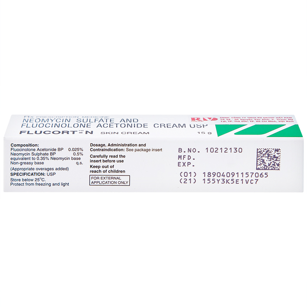 Kem Flucort-N Glenmark hỗ trợ điều trị các bệnh viêm da (15g)