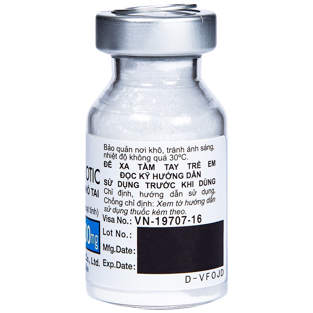 Thuốc nhỏ tai Fosmicin-S For Otic Meiji 300mg điều trị viêm tai ngoài, viêm tai giữa (10ml)