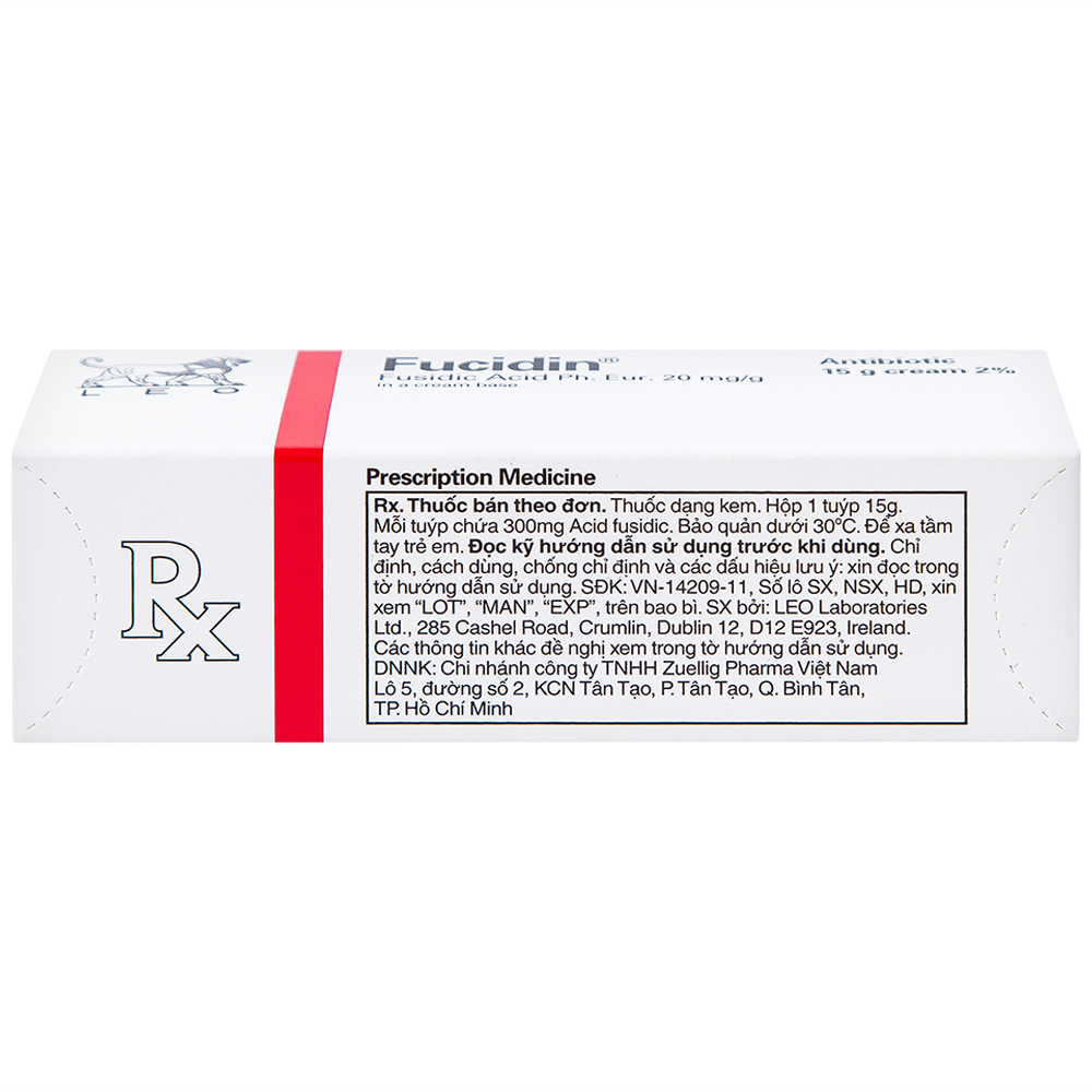 Kem Fucidin LEO điều trị nhiễm khuẩn (15g)