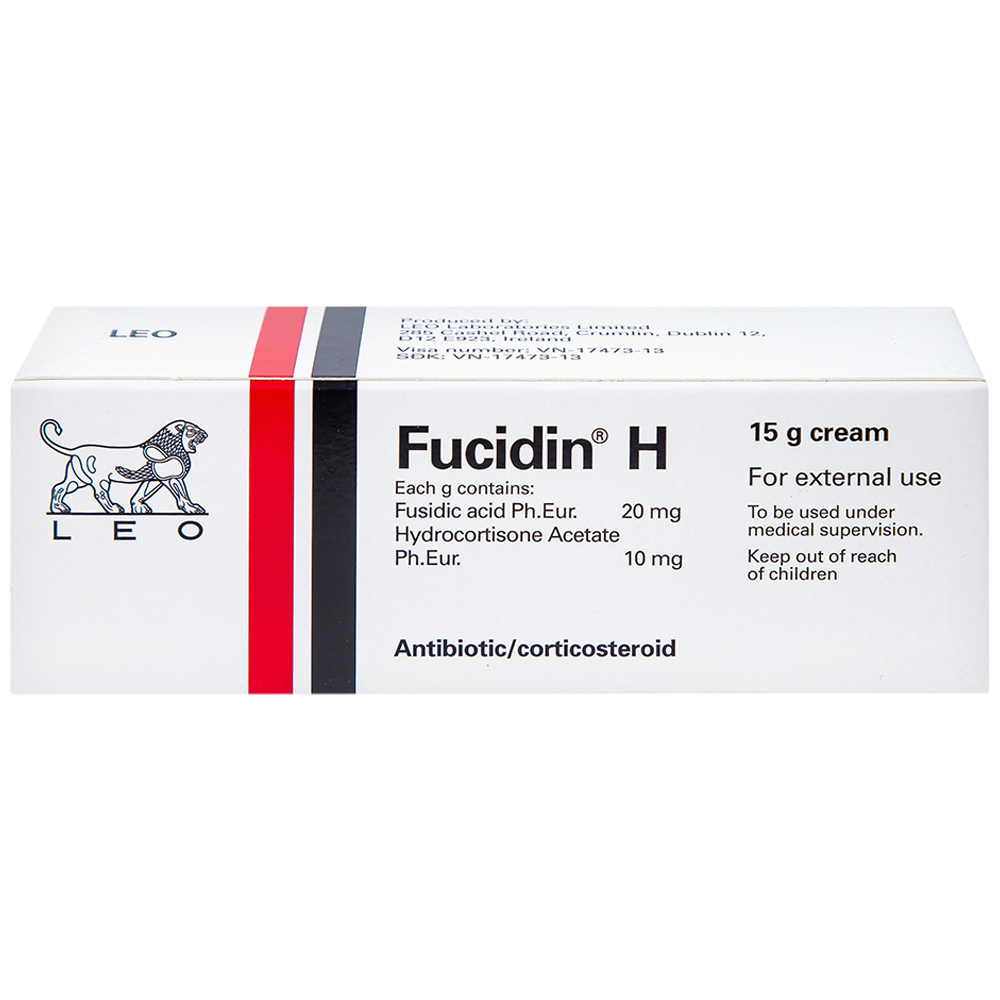 Kem Fucidin H LEO điều trị viêm da (15g)