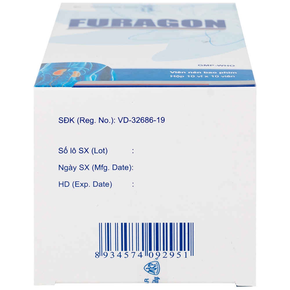 Thuốc Furagon Mekophar phòng và điều trị suy thận mạn (10 vỉ x 10 viên)