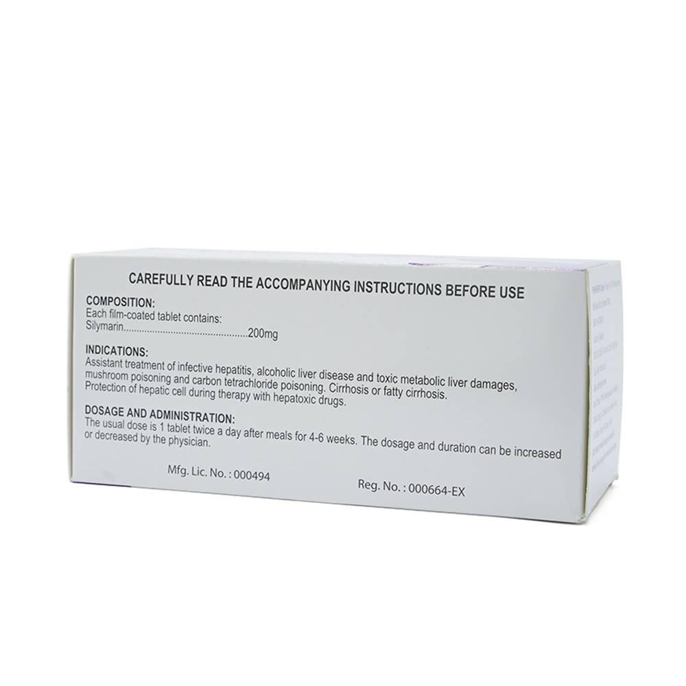 Thuốc Fynkhepar 200mg Fynk điều trị hỗ trợ các bệnh về gan do nhiễm độc (10 vỉ x 10 viên)