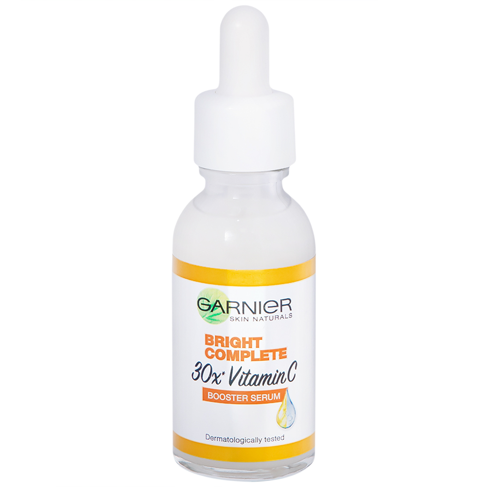 Tinh chất dưỡng sáng da, mờ thâm Garnier Skin Naturals Bright Complete 30x Vitamin C Booster Serum 30ml