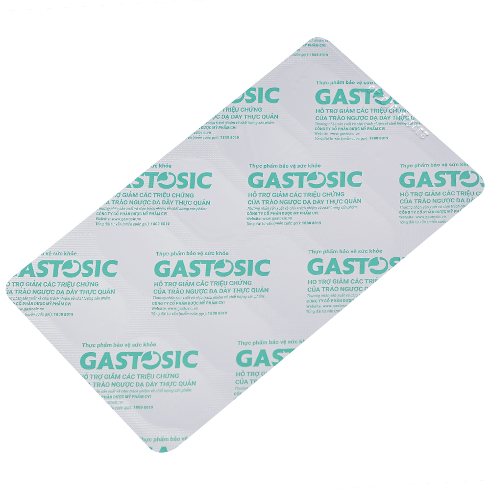 Viên giúp tiêu hóa Gastosic CVI (3 vỉ x 10 viên)