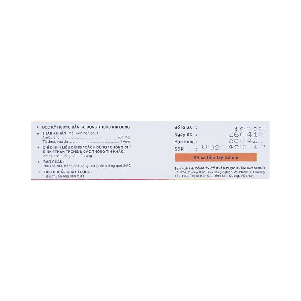 Thuốc GayaX Davipharm điều trị tâm thần phân liệt (4 vỉ x 7 viên)