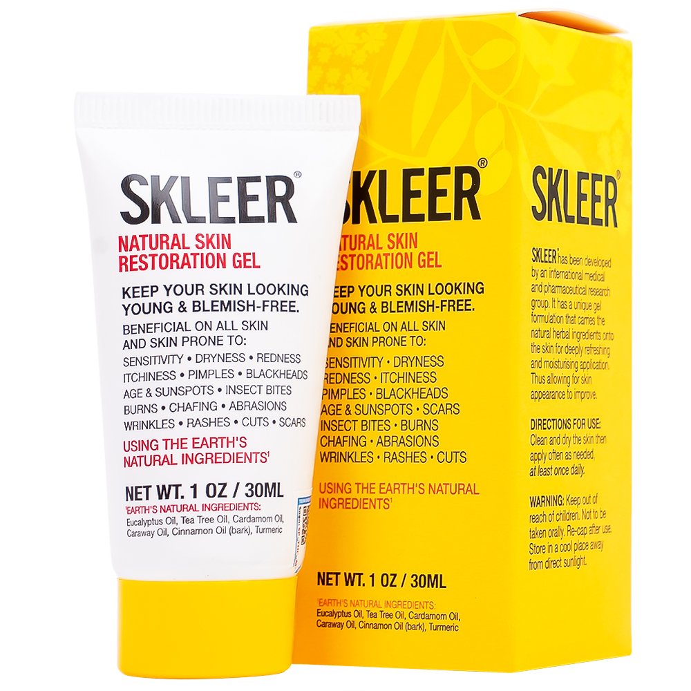 Gel bôi phục hồi da Skleer Natural Skin Restoration 30ml