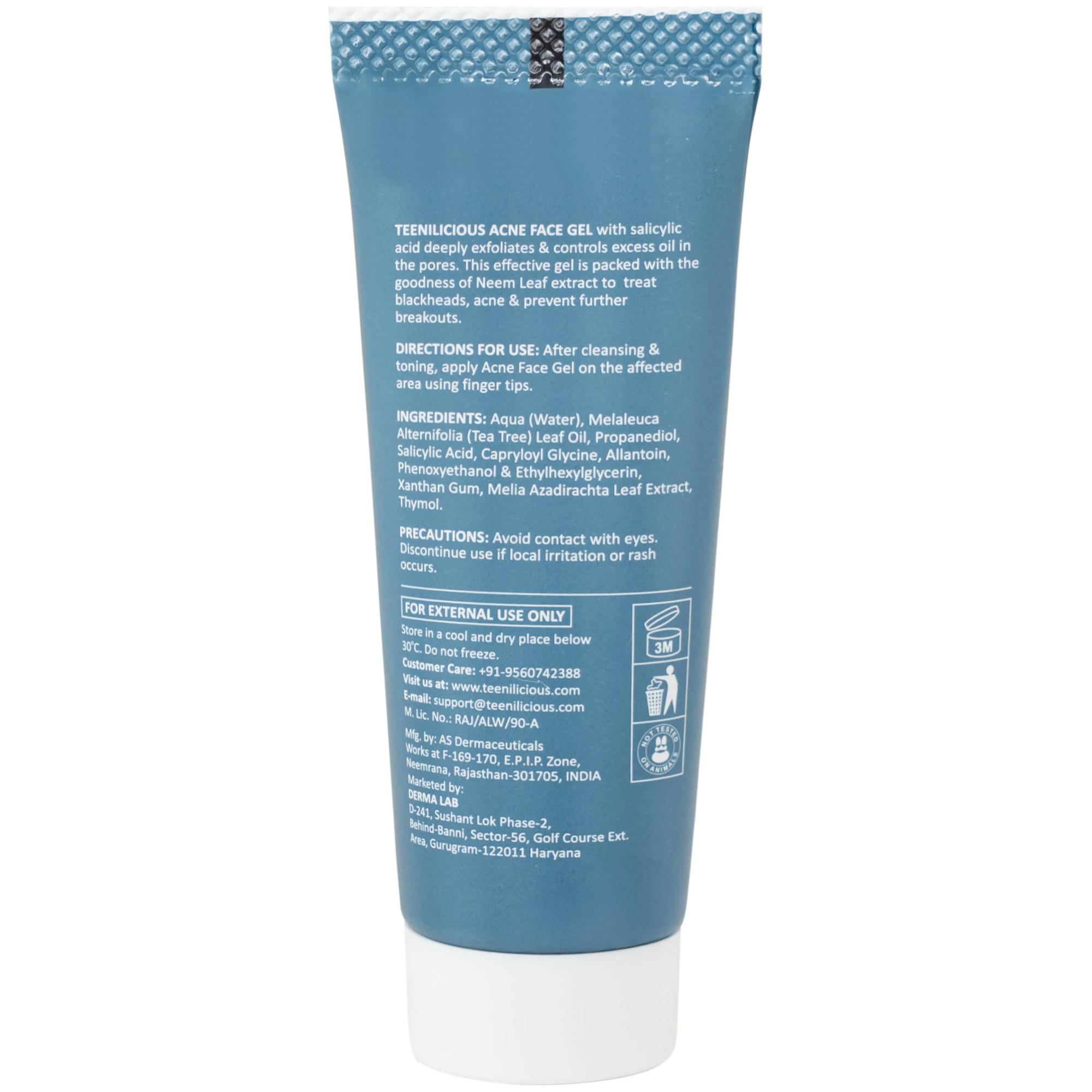 Gel bôi ngừa mụn đầu đen, đầu trắng Teenilicious hộp 15g