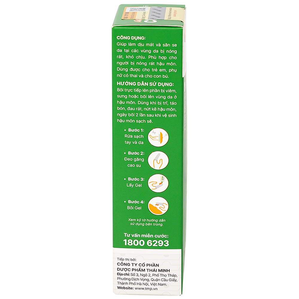 Gel bôi trĩ Cotripro giảm đau và làm dịu mát (25g)