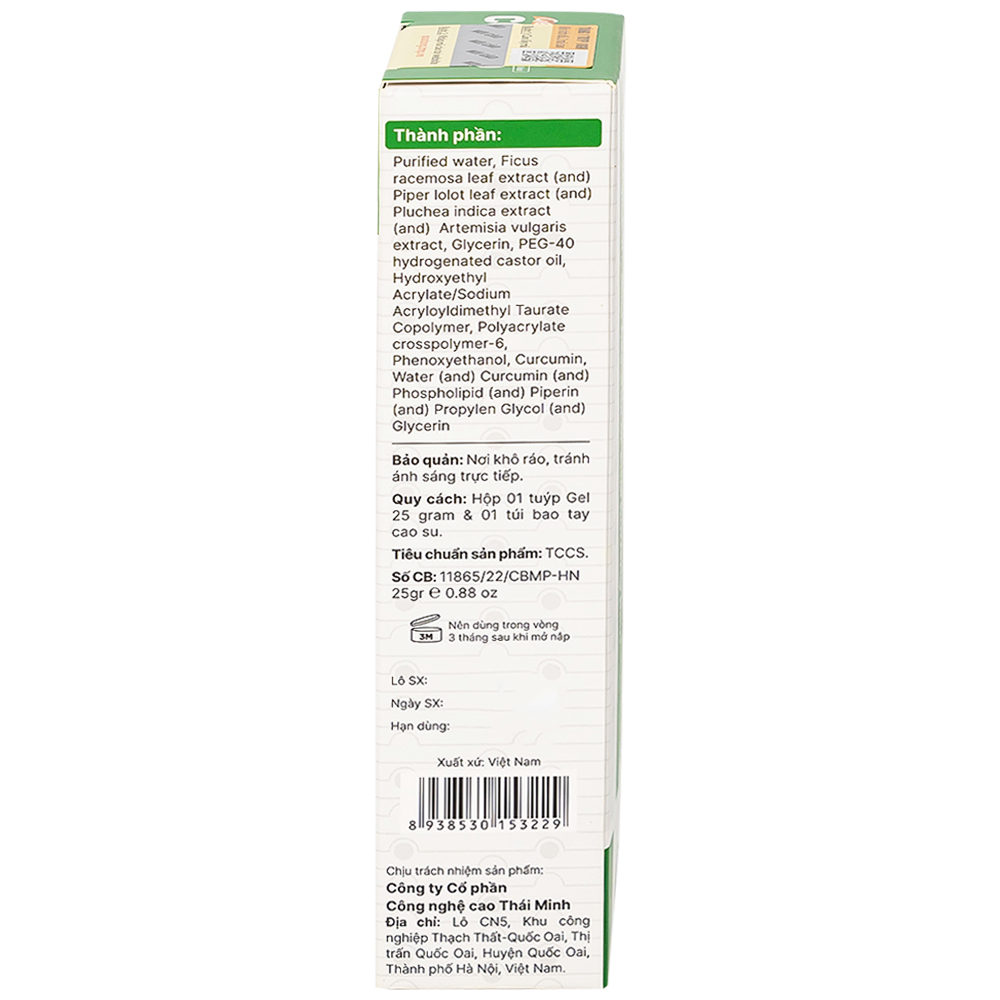 Gel bôi trĩ Cotripro giảm đau và làm dịu mát (25g)