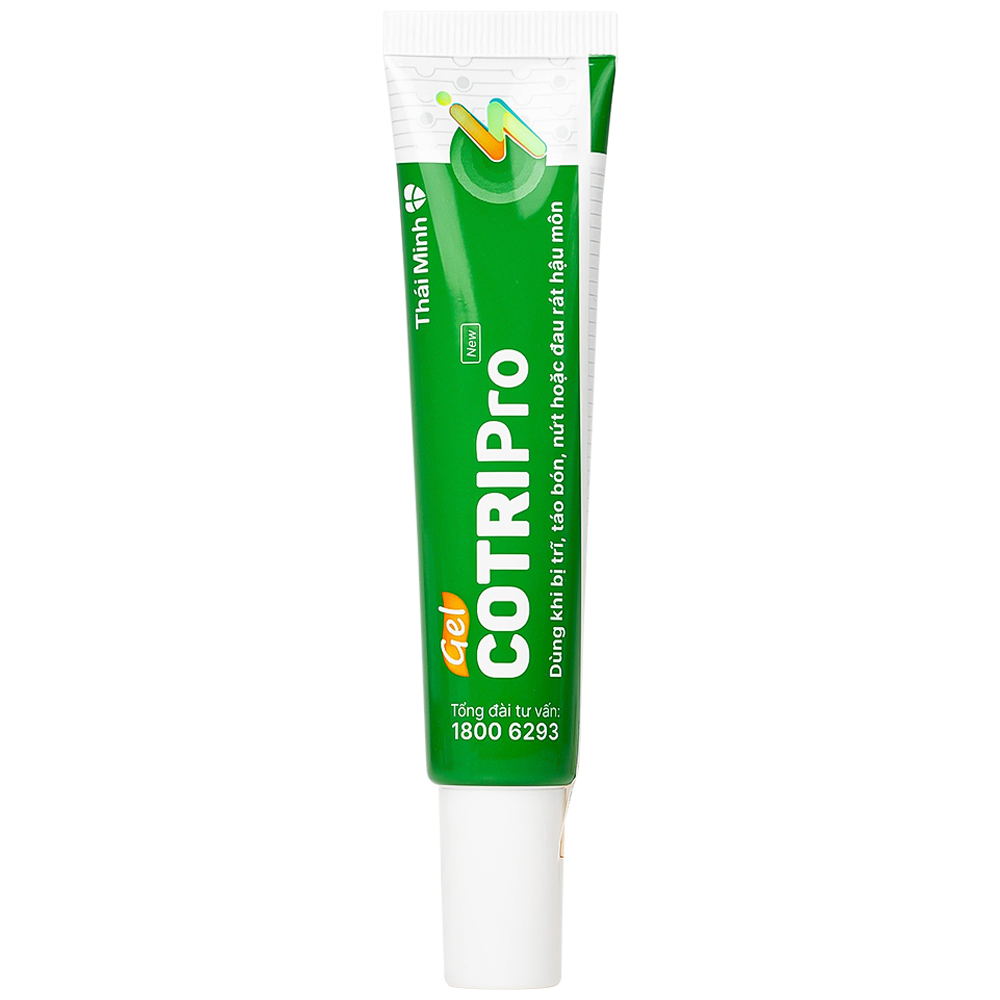Gel bôi trĩ Cotripro giảm đau và làm dịu mát (25g)