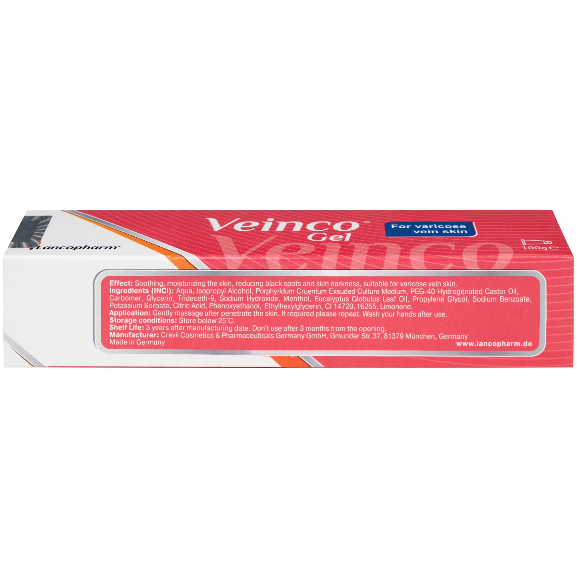 Gel bôi ngừa giãn tĩnh mạch Veinco Lancopharm hộp 100g