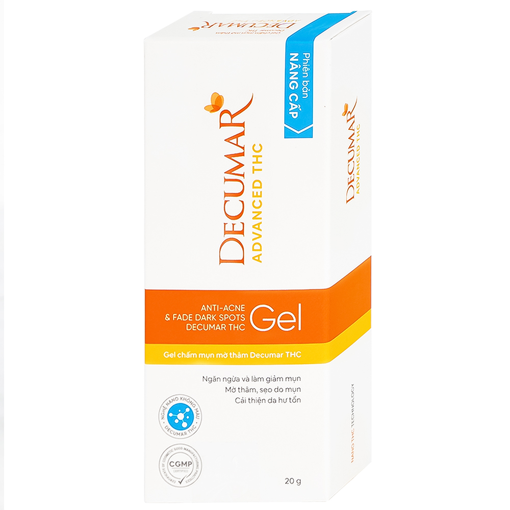 Gel bôi Decumar Advance THC giảm mụn, ngừa thâm (20g)