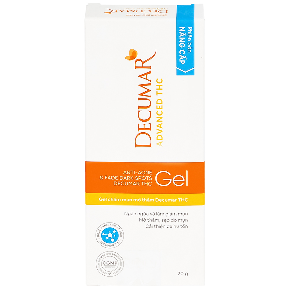 Gel bôi Decumar Advance THC giảm mụn, ngừa thâm (20g)