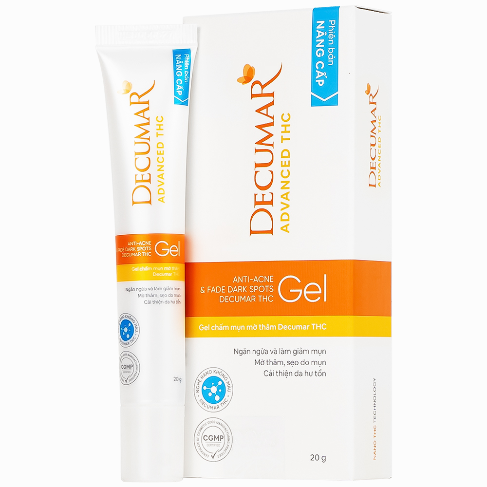 Gel bôi Decumar Advance THC giảm mụn, ngừa thâm (20g)