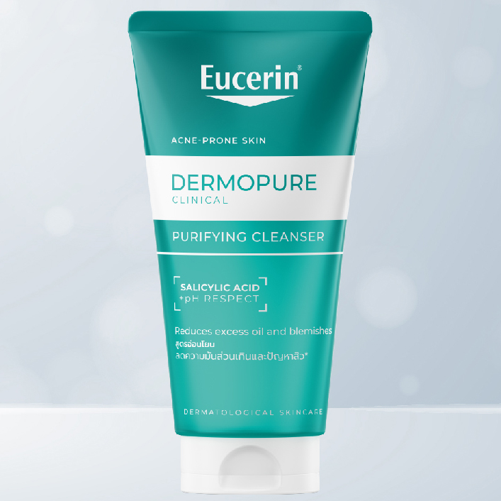 Gel rửa mặt Eucerin Dermopure Clinical Purifying Clearser dành cho da mụn (75ml)