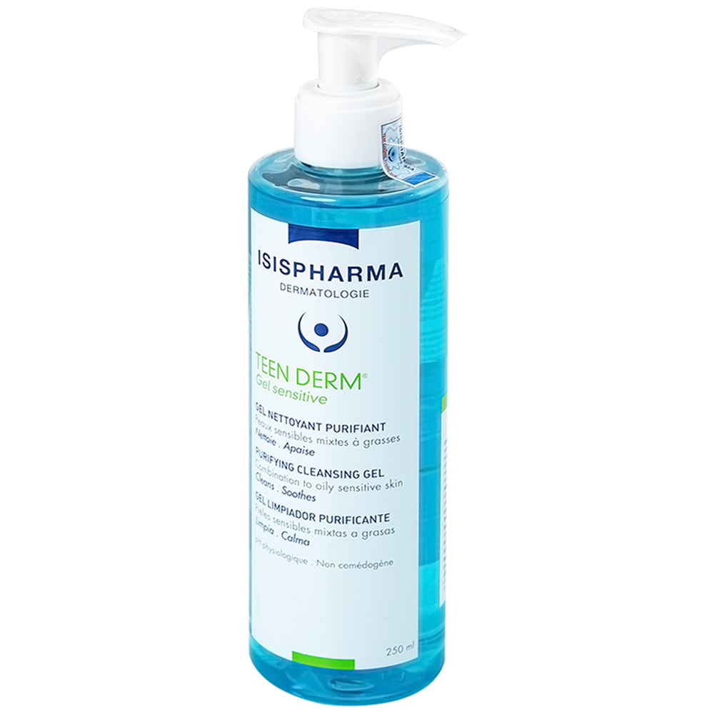 Gel rửa mặt Isis Teen Derm ngăn ngừa mụn, giảm nhờn (250ml)