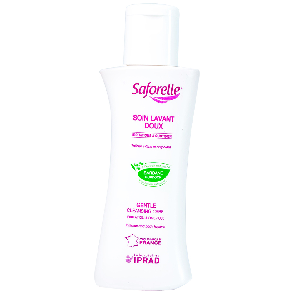 Gel rửa phụ khoa Saforelle dịu nhẹ và cân bằng độ pH (100ml)