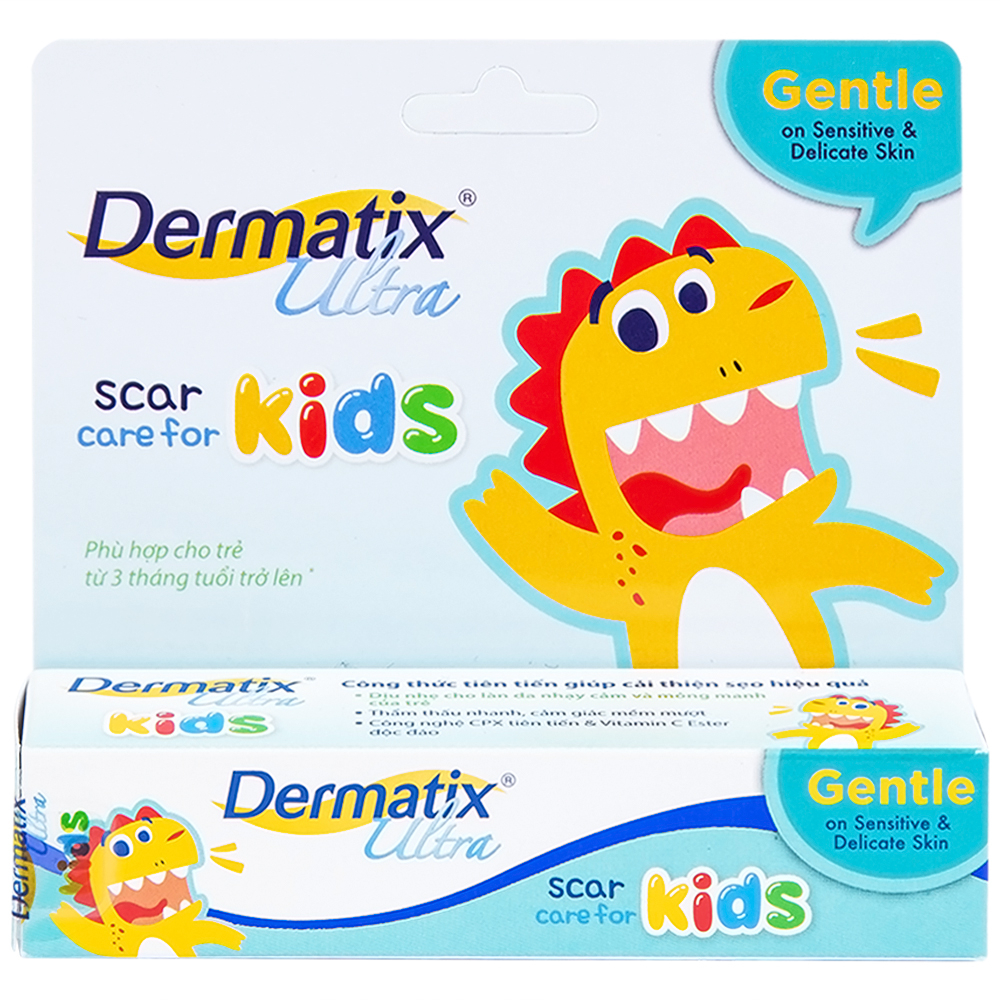 Gel hỗ trợ cải thiện sẹo Dermatix Ultra Scar Care For Kids Menarini phù hợp cho trẻ từ 3 tháng tuổi trở lên (5g)