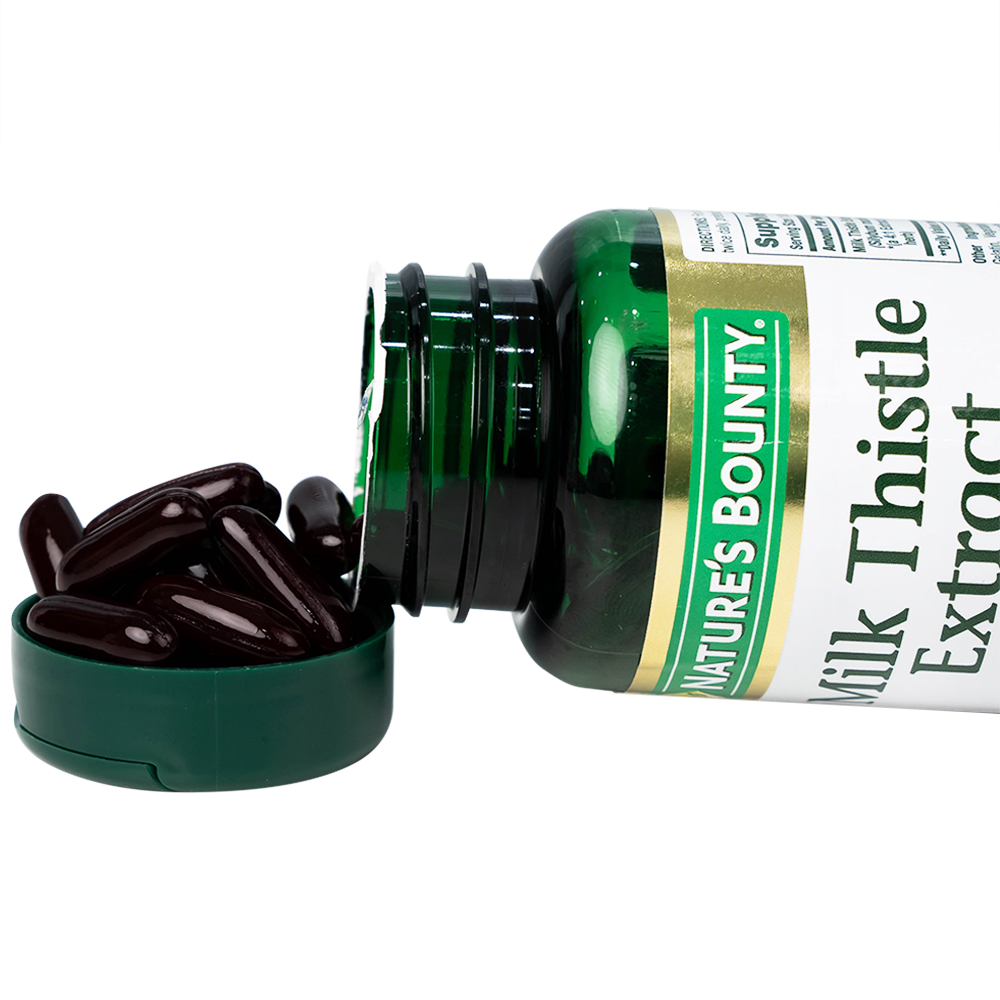 Viên uống hỗ trợ tăng cường chức năng gan, bảo vệ gan Milk Thistle Nature's Bounty (50 viên)