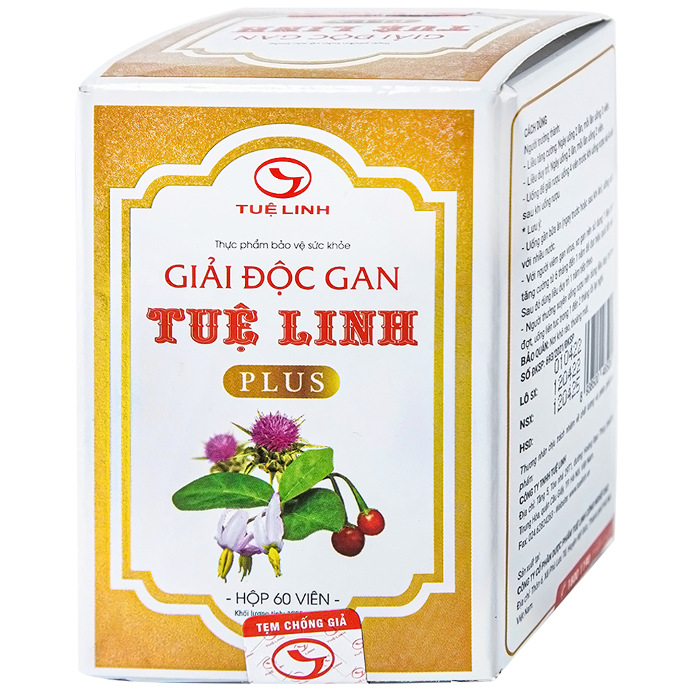 Viên Giải Độc Gan Tuệ Linh Plus (60 viên)