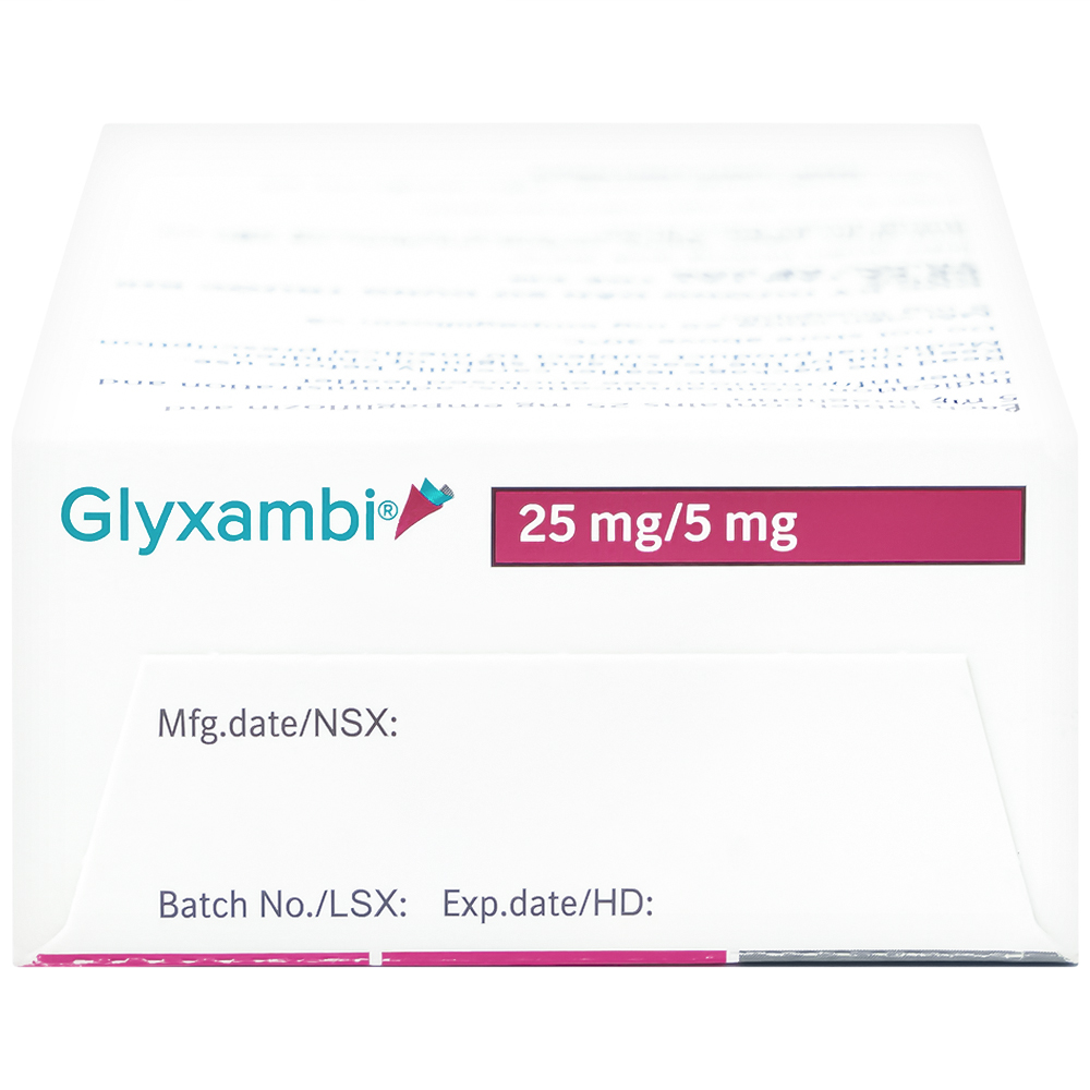 Thuốc Glyxambi 25mg/5mg Boehringer điều trị đái tháo đường típ 2 (3 vỉ x 10 viên)