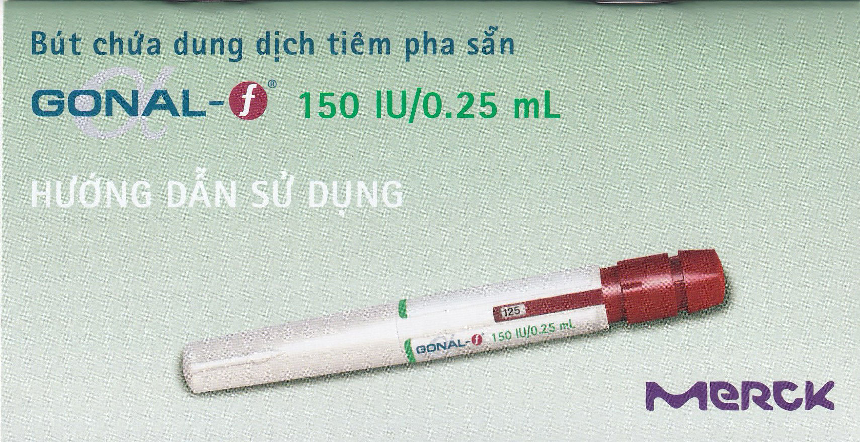 Gonal-F 150Iu Merck 0.24Ml  Thuốc Kích Thích Noãn Phát Triển