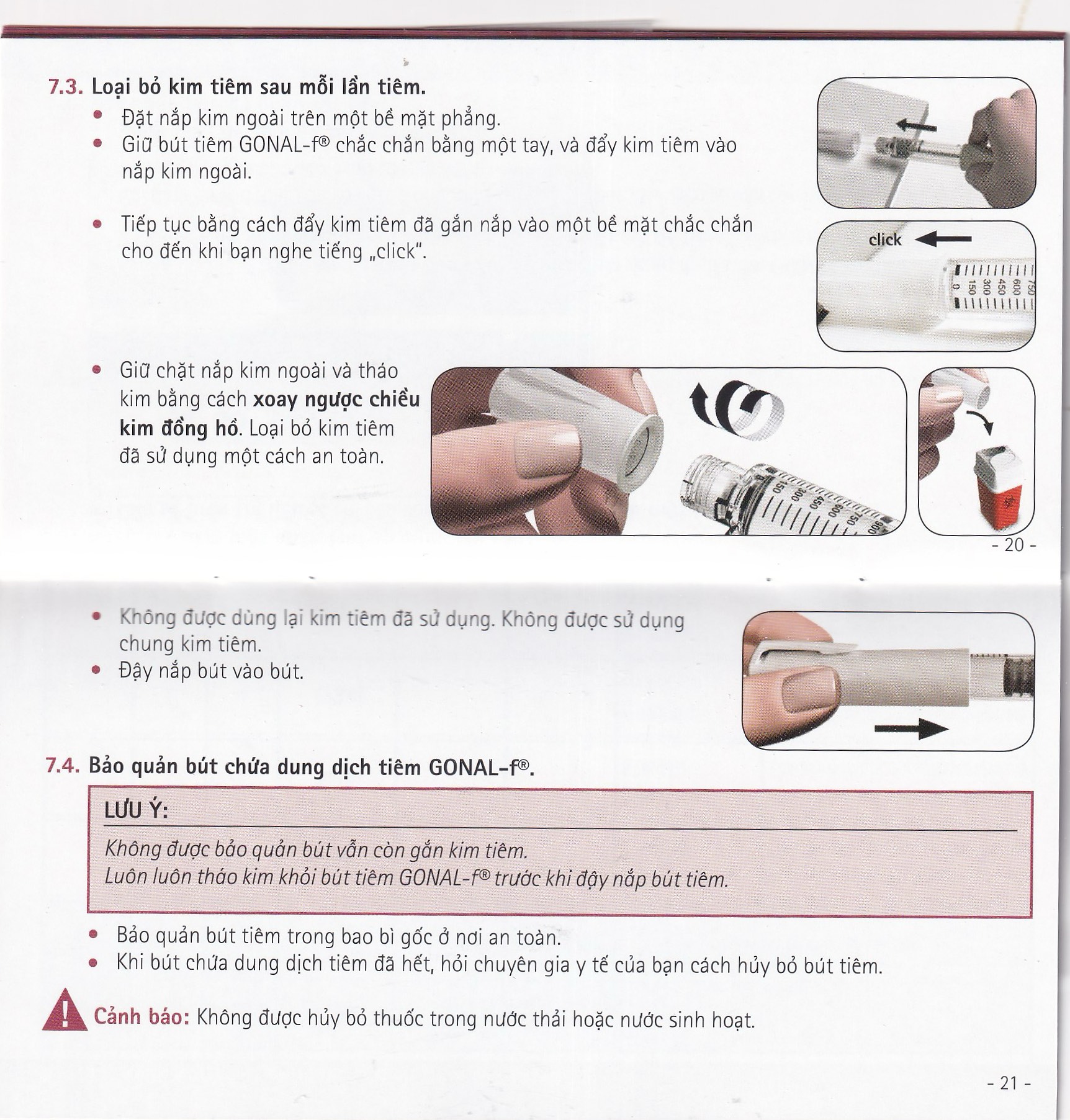 Gonal-F 300Iu Merck 0.5Ml Thuốc Kích Thích Noãn Phát Triển
