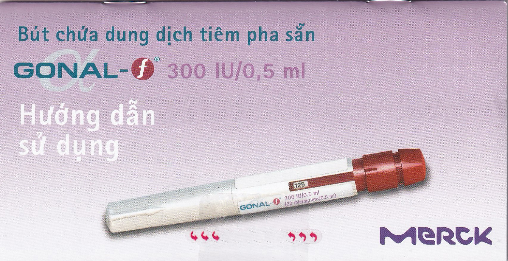 Gonal-F 300Iu Merck 0.5Ml Thuốc Kích Thích Noãn Phát Triển