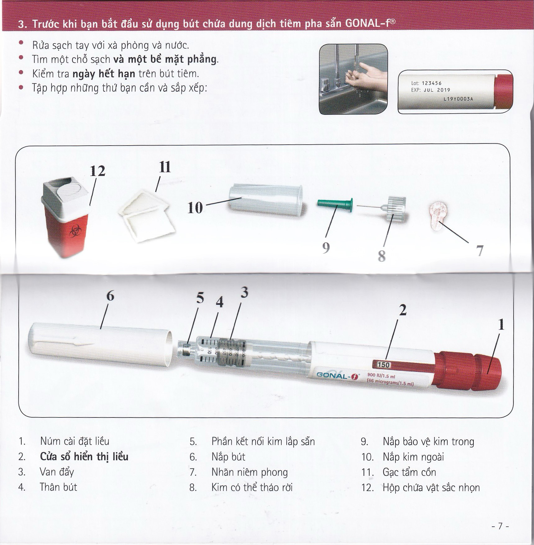 Gonal-F Pen 900Iu/1.5Ml Merck - Thuốc Kích Thích Noãn Phát Triển