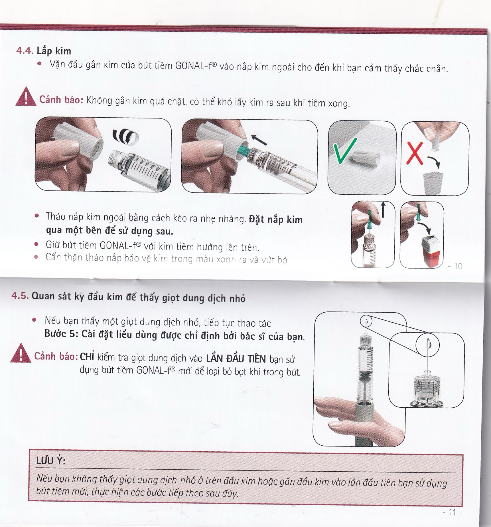 Gonal-F Pen 900Iu/1.5Ml Merck - Thuốc Kích Thích Noãn Phát Triển