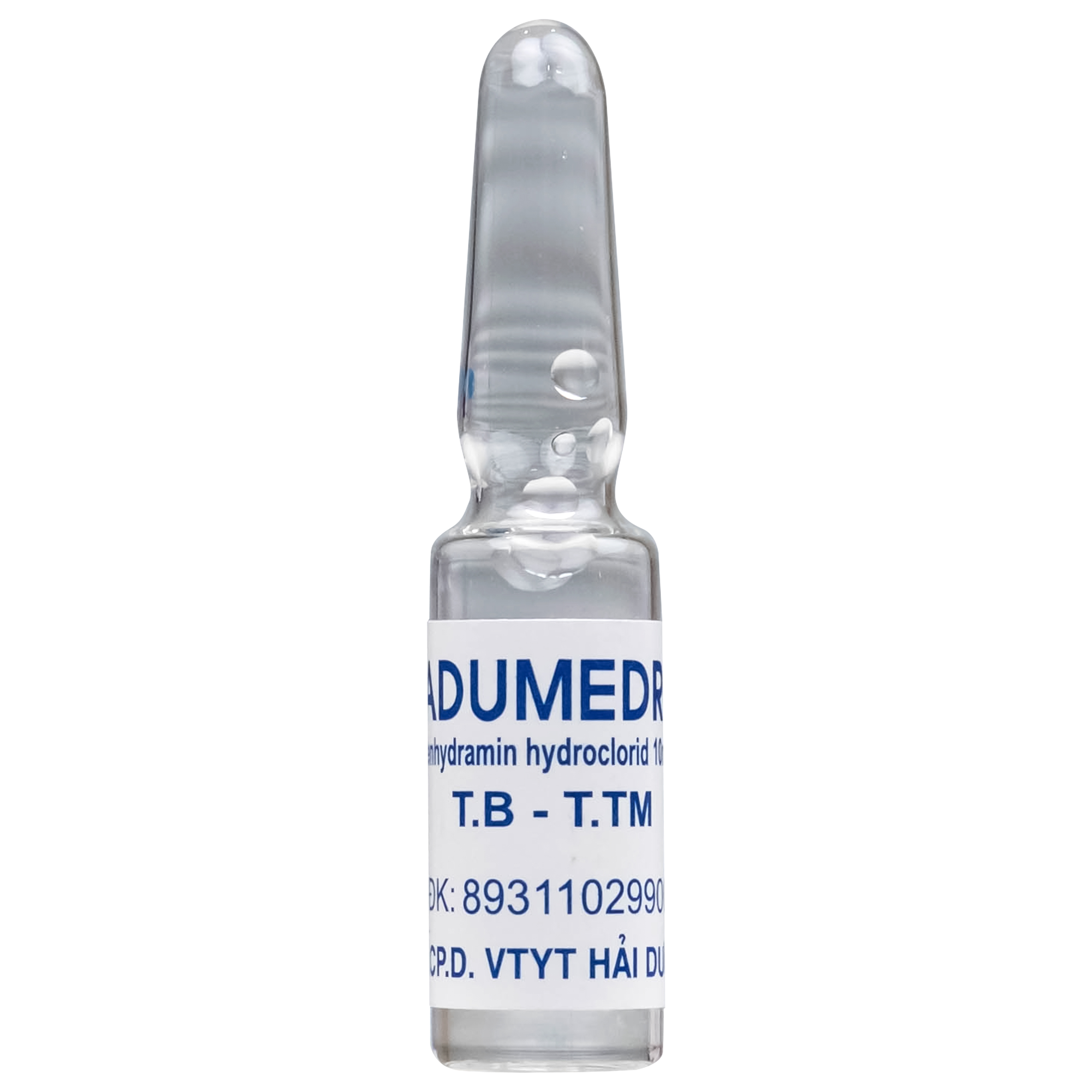 Thuốc Hadumedrol 10mg/ml Hdpharma giúp chống buồn nôn hoặc chóng mặt (100 ống x 1ml)