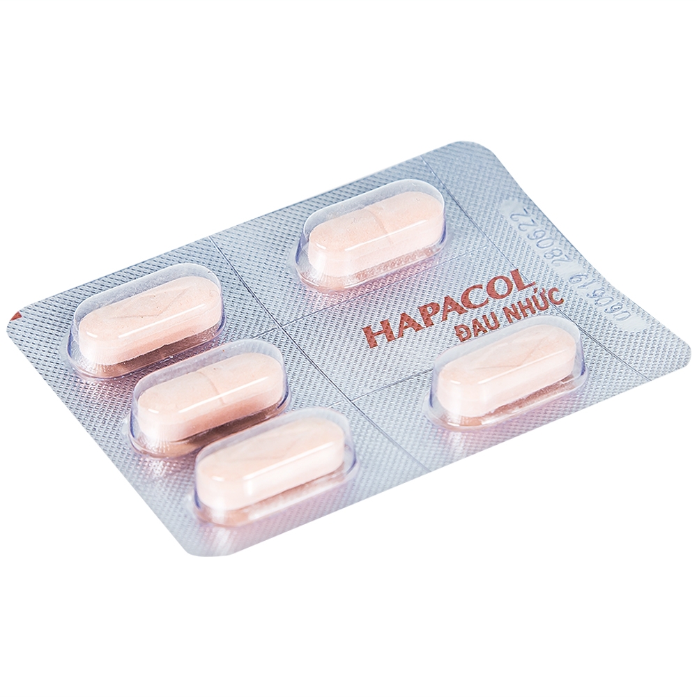 Thuốc Hapacol Đau Nhức DHG giảm đau, kháng viêm (10 vỉ x 5 viên)
