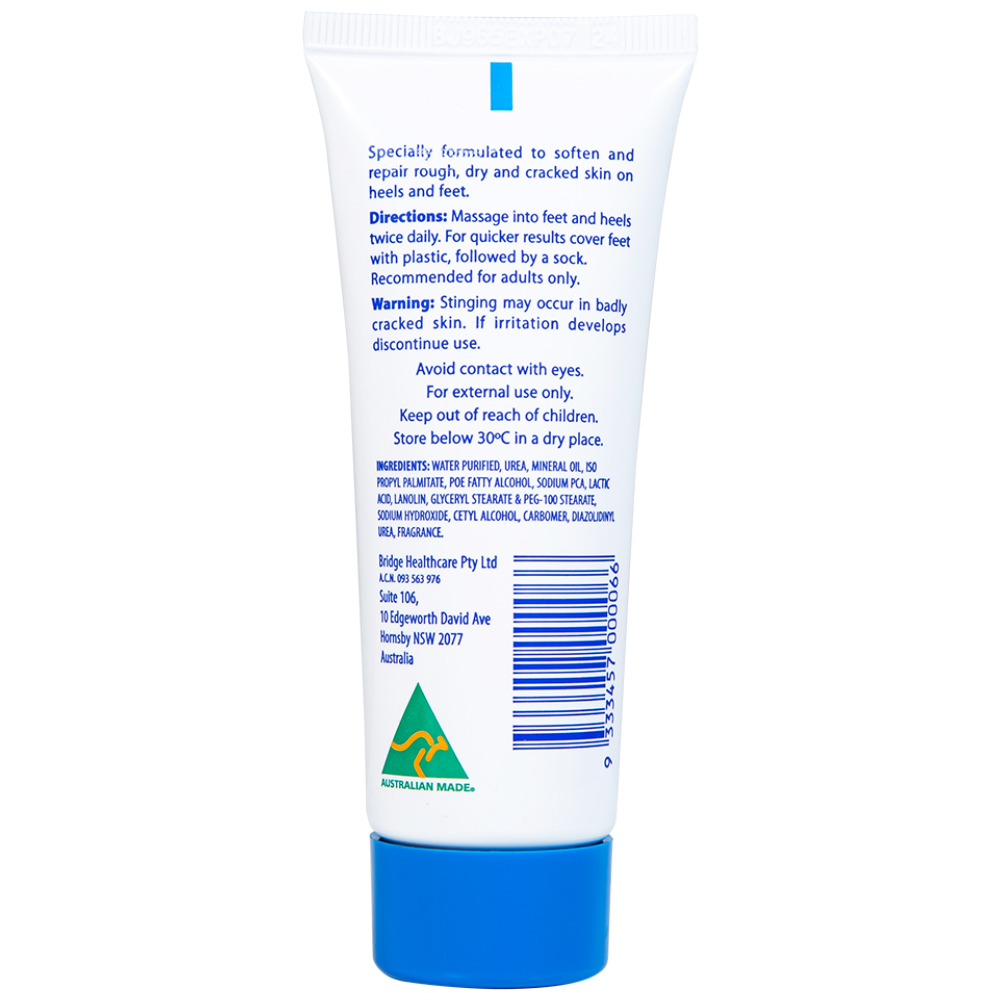 Kem dưỡng gót chân Heel Balm Bridge giảm nứt, dưỡng ẩm da (75g)