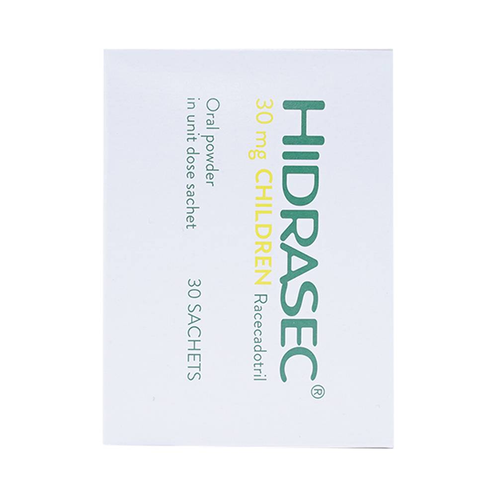 Thuốc bột Hidrasec 30mg điều trị tiêu chảy cấp ở trẻ em (30 gói)